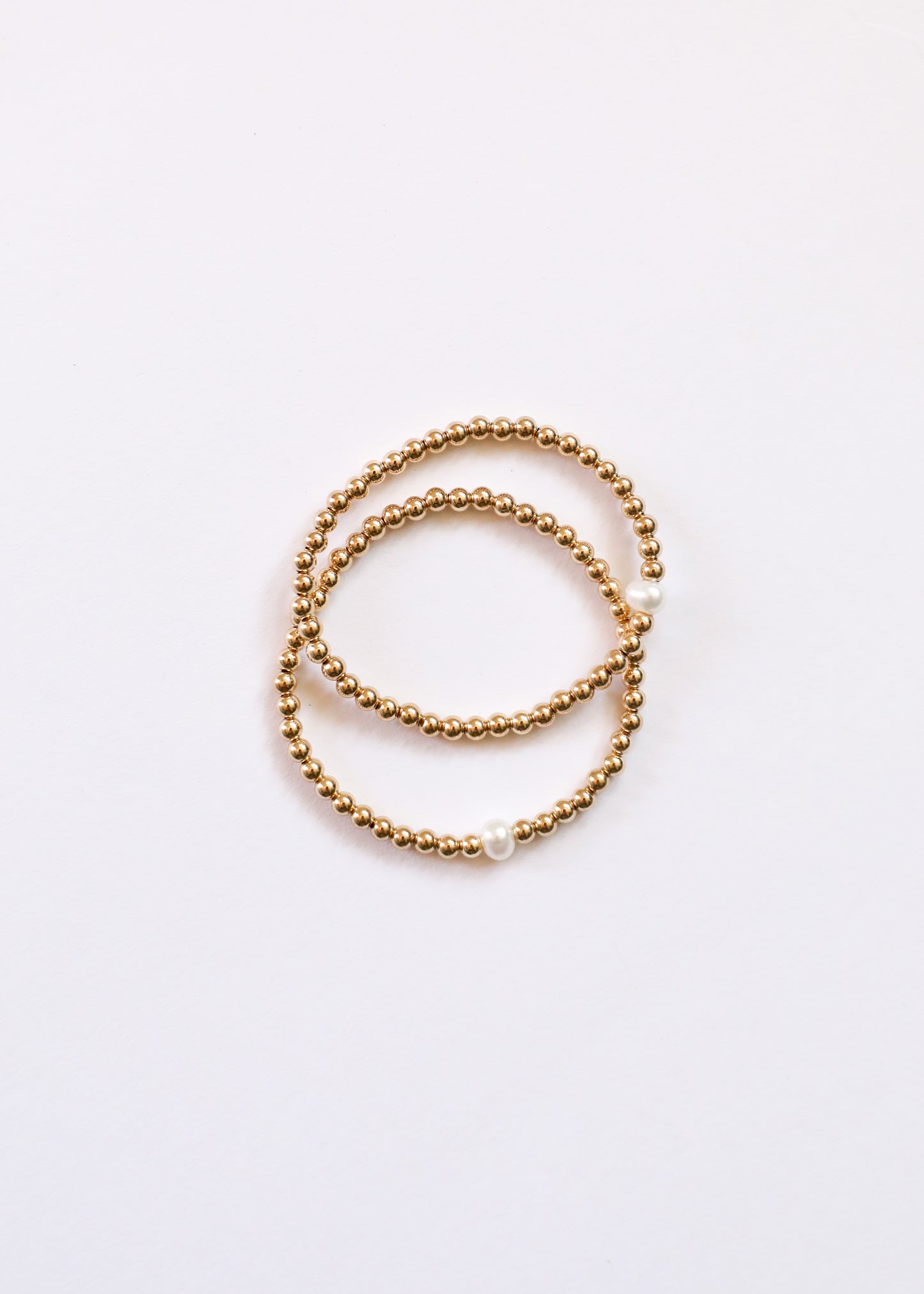 Gold + Pearl || Adult Bracelet