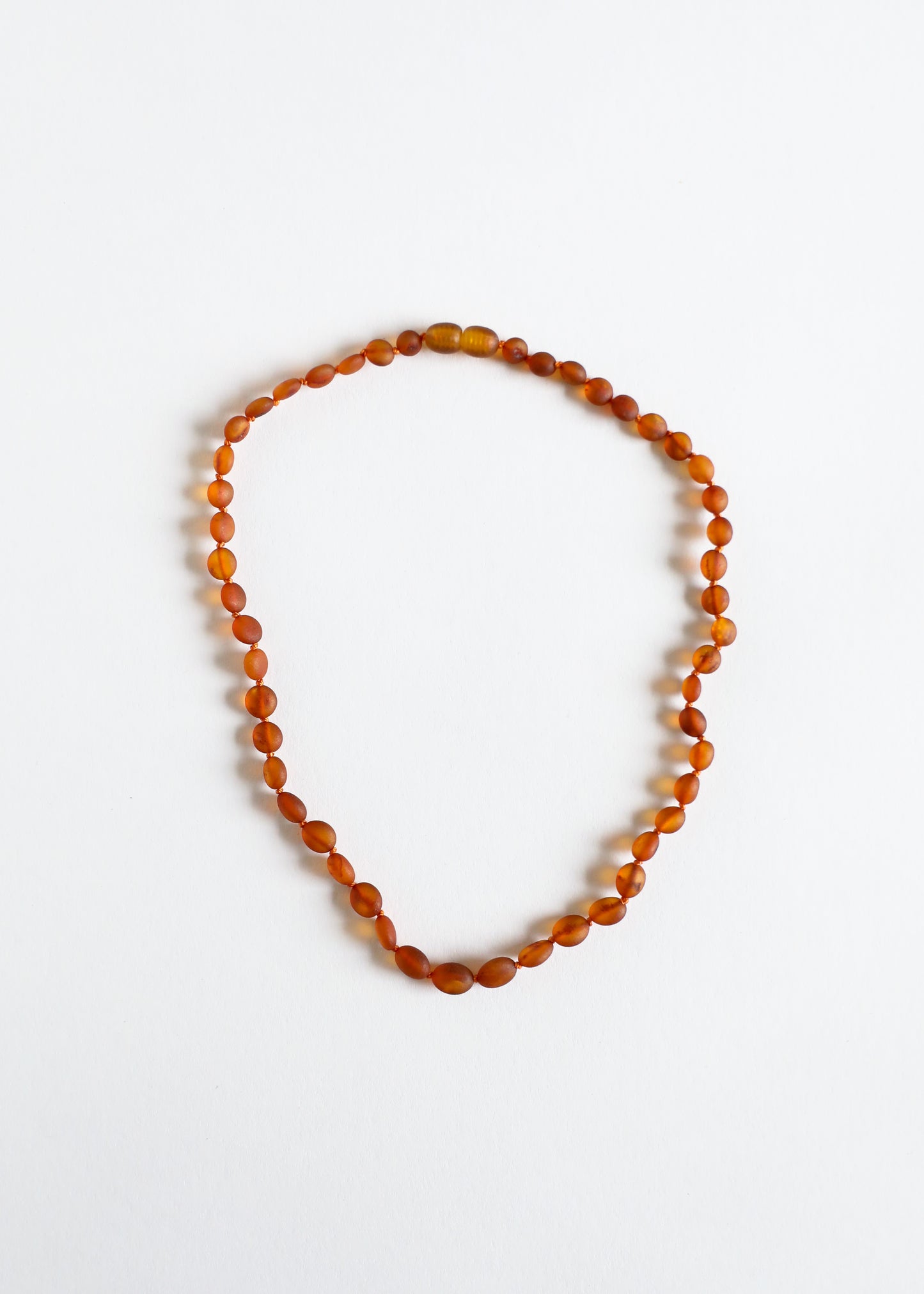 Raw Cognac Baltic Amber || Classic || Necklace