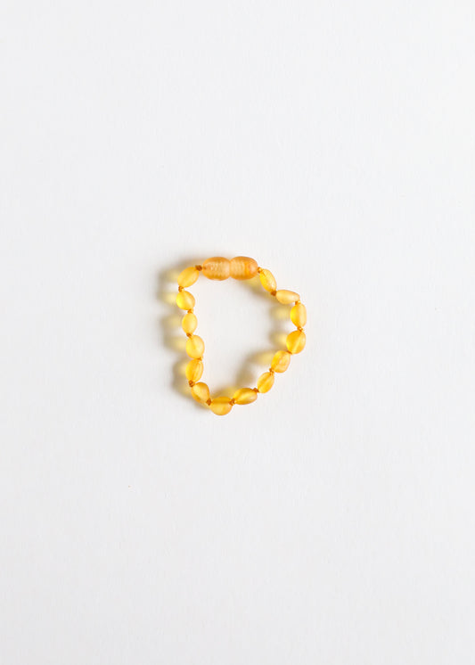 Raw Honey Baltic Amber || Classic || Anklet or Bracelet