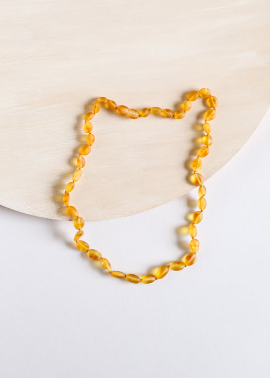 Raw Honey Baltic Amber || Classic || Necklace