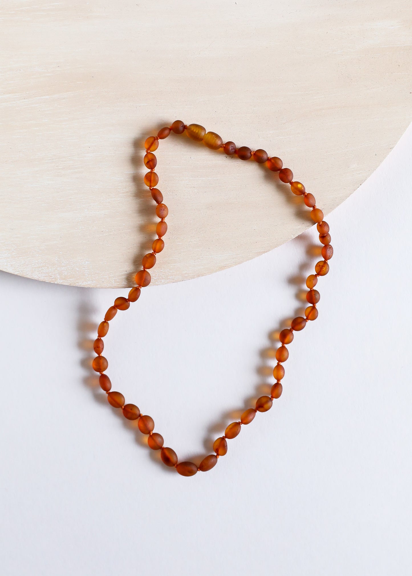 Raw Cognac Baltic Amber || Classic || Necklace