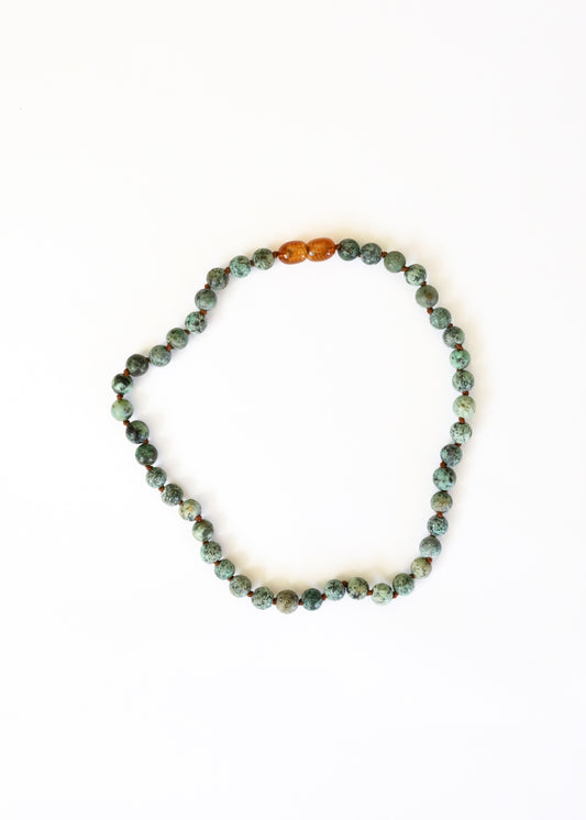 Pure Gemstone + Turquoise Jasper || Necklace