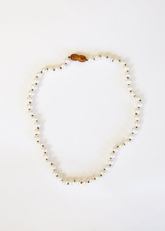 Pure Gemstone + Pearl || Necklace