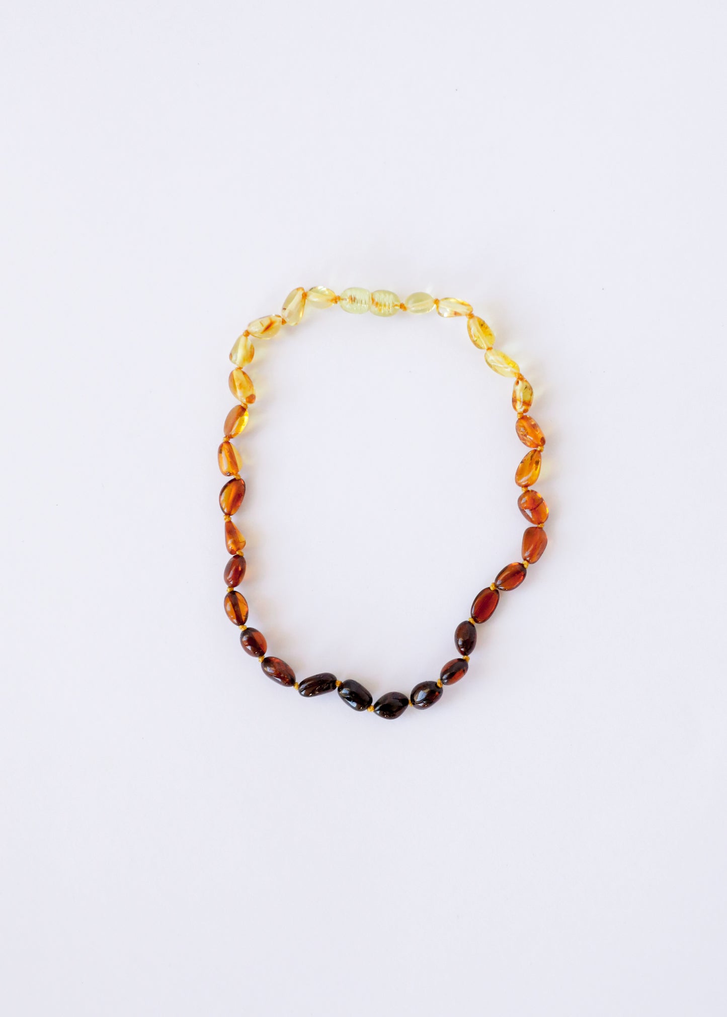 Polished Ombre Baltic Amber || Necklace