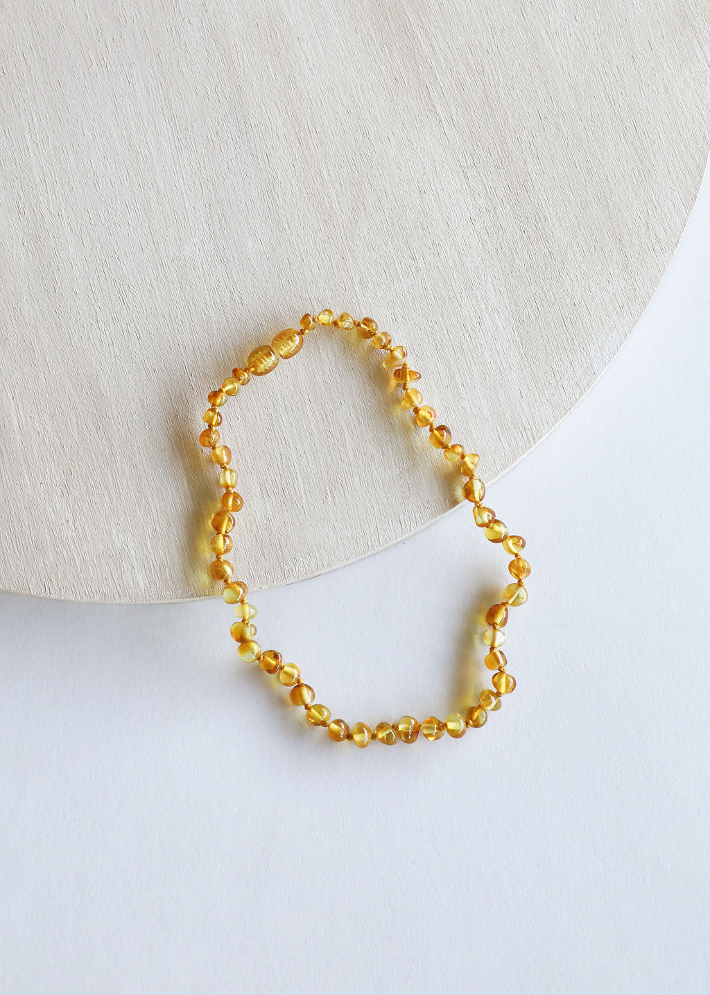 Polished Honey Baltic Amber || Necklace