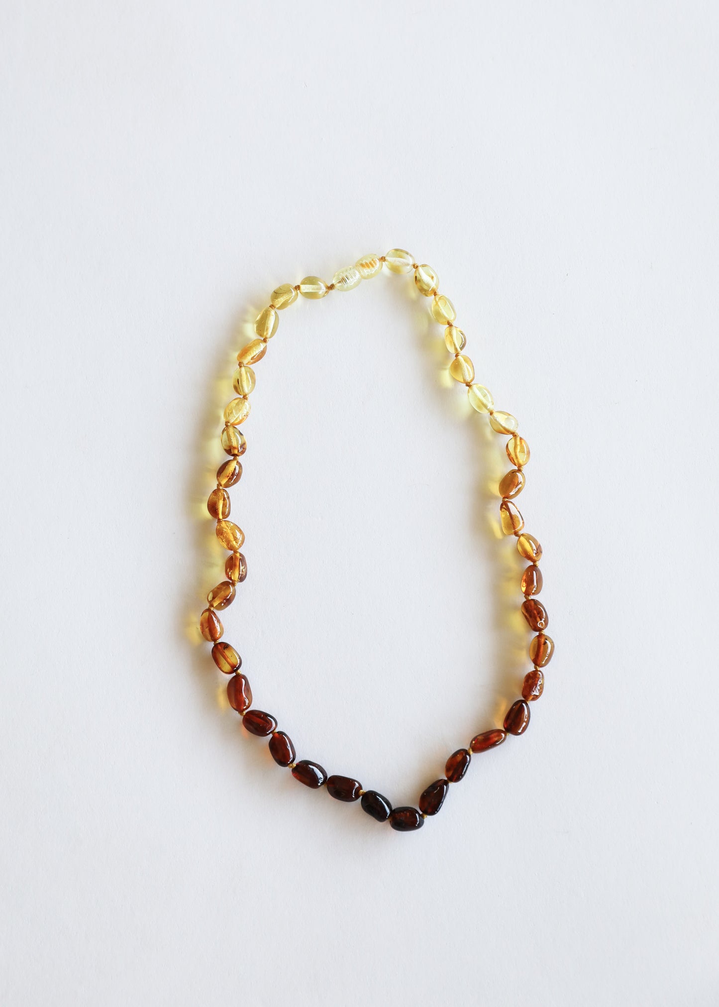 Polished Ombre Baltic Amber || Necklace Set