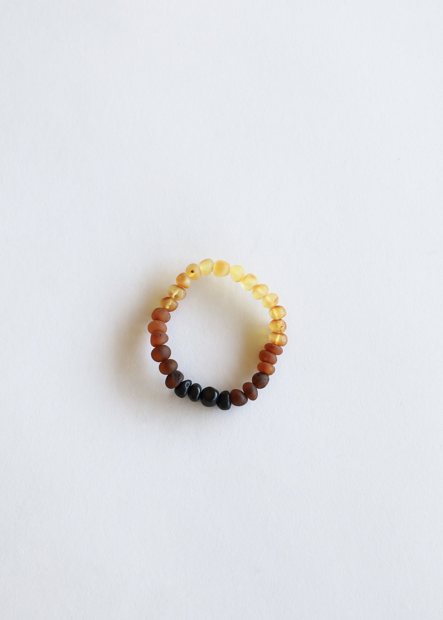Raw Ombre Baltic Amber || Bracelet Set