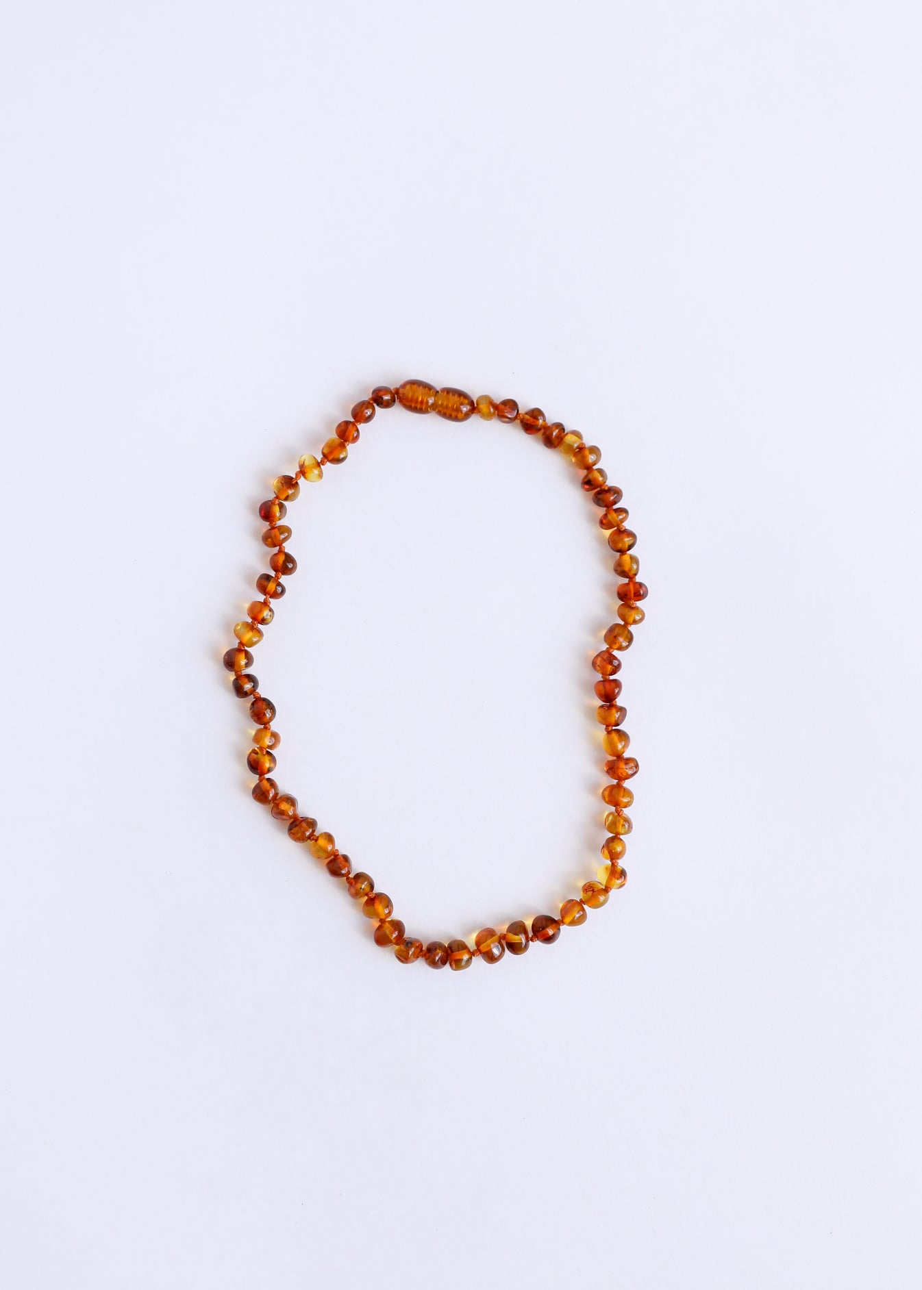 Polished Cognac Baltic Amber || Necklace – CanyonLeaf