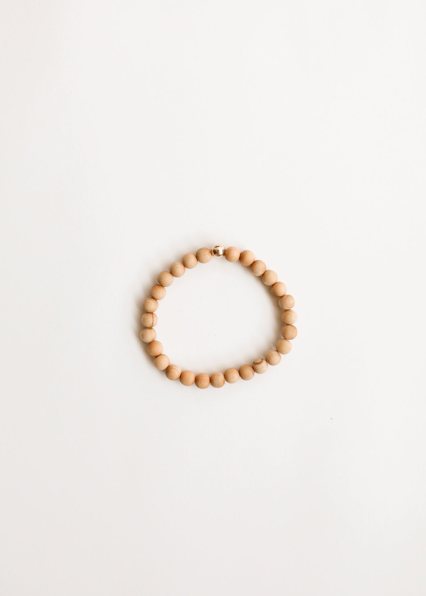 Cypress Wood + Gold || Adult Bracelet